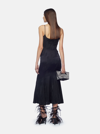 Shop Attico The  Dresses Gend - Black Midi Dress Black Main Fabric: 100% Viscose