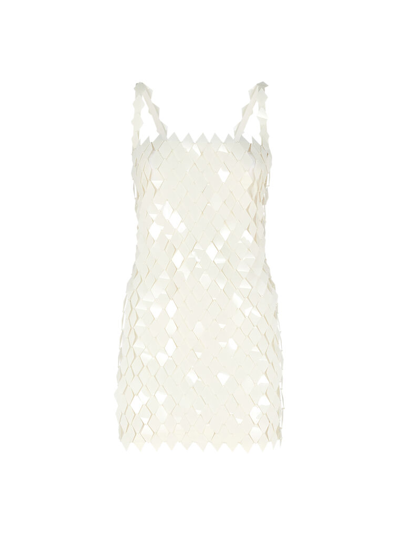 Shop Attico ''rue'' Milk Mini Dress