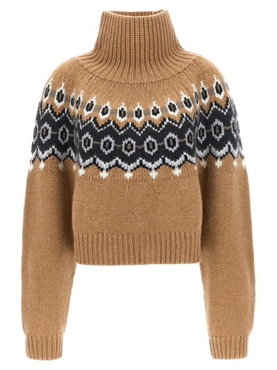 Shop Khaite Amaris Sweater, Cardigans Beige