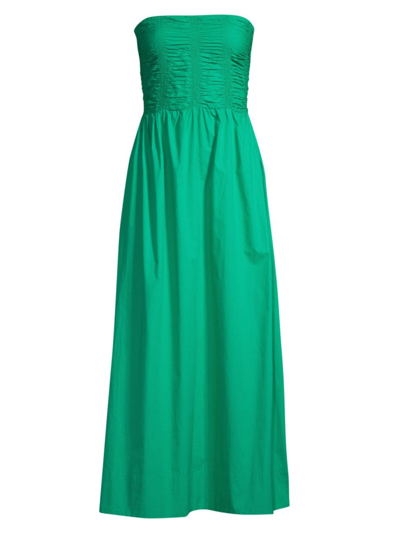 Shop Faithfull The Brand Women's L'oasis Dominquez Midi-dress In Green