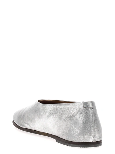 Shop Marsèll Coltellaccio Flat Shoes Silver