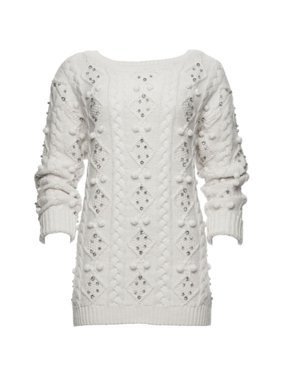 Shop Retroféte Women's Maple Sweater Dress In Ivory