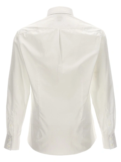 Shop Brunello Cucinelli Cotton Shirt Shirt, Blouse White