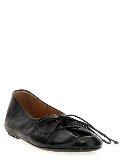 Shop Marsèll Girella Flat Shoes Black