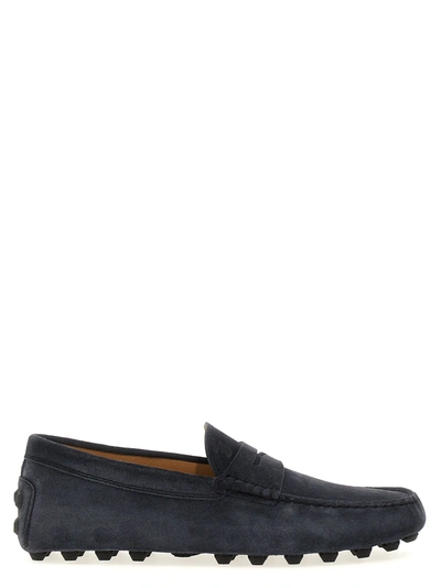 Shop Tod's Gommino Bubble Loafers Blue