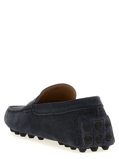 Shop Tod's Gommino Bubble Loafers Blue