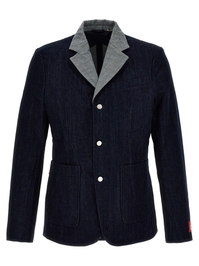 Shop Kenzo X Levi Strauss & Co. Blazer Jackets Blue