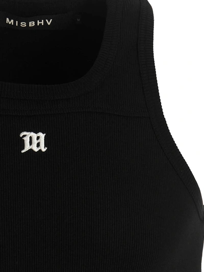 Shop Misbhv Logo Embroidery Tank Top Tops Black