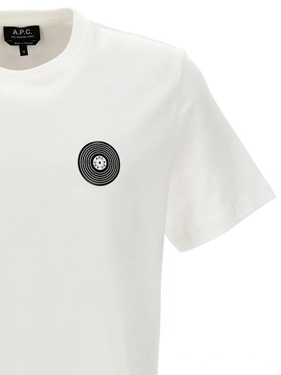 Shop Apc Madison T-shirt White/black