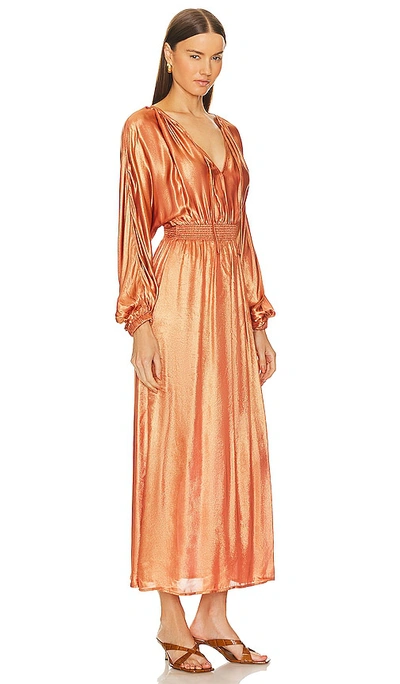 Shop Sundress Tianna Dress In Torina Terracotta