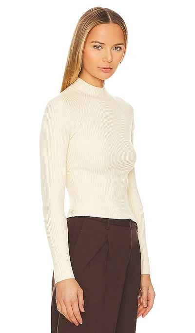 Shop House Of Harlow 1960 X Revolve Ranae Mock Neck Sweater In Ivory
