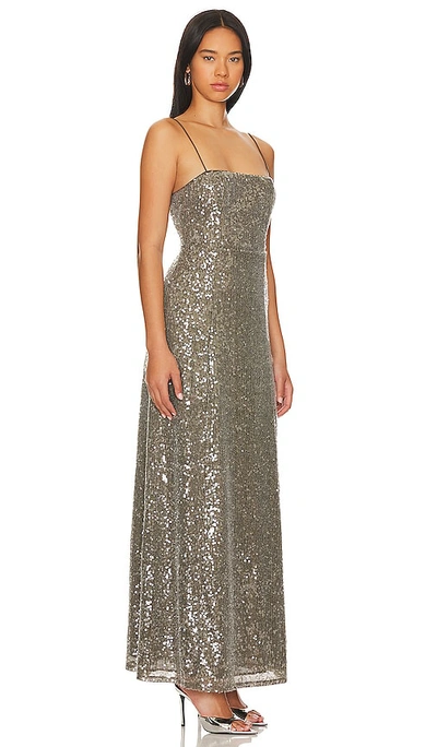 Shop House Of Harlow 1960 X Revolve Krista Gown In Pewter Grey