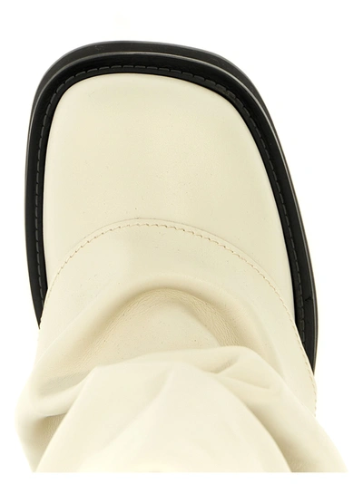 Shop Attico Robin Boots, Ankle Boots White