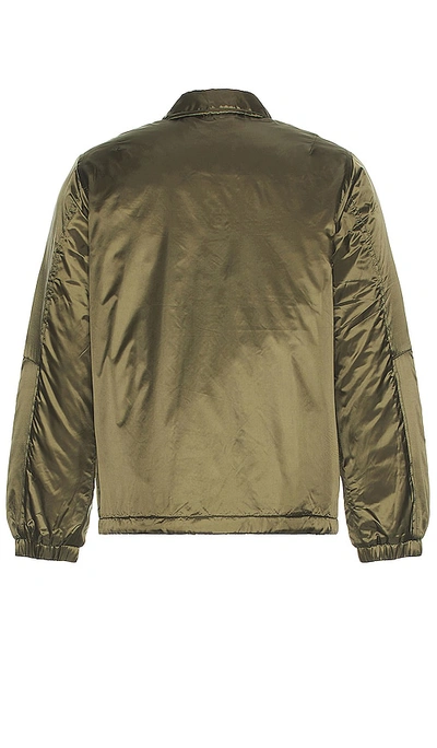 Shop Saturdays Surf Nyc Cooper Quilted Lined Jacket In Army Green