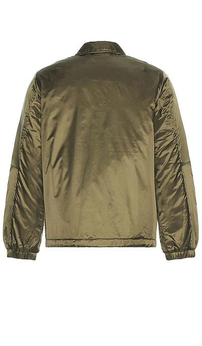 Saturdays Surf Nyc Cooper Quilted Lined Jacket In Army Green