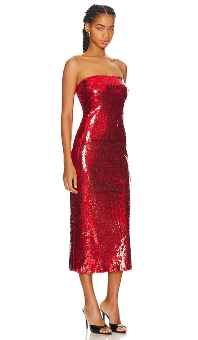 Shop Yumi Kim Ariana Dress In Red Sequin