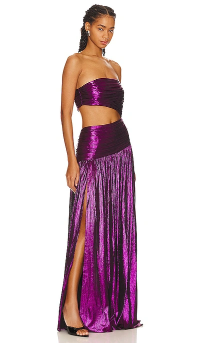 Shop Retroféte Kenna Dress In Purple