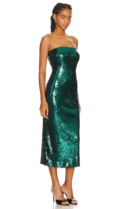 Shop Yumi Kim Ariana Dress In Emerald Sequin