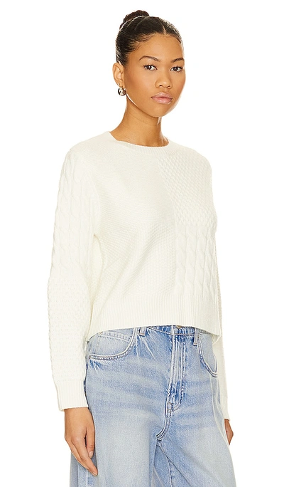 Shop Stitches & Stripes Ellis Cable Pullover In Chalk