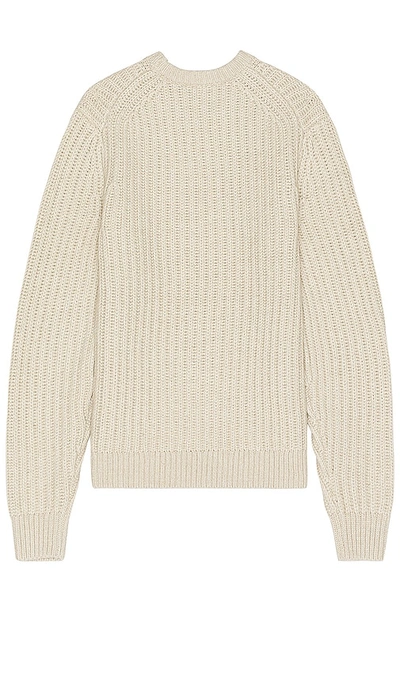 Shop Theory Vilare Dane Wool Sweater In Light Beige Melange