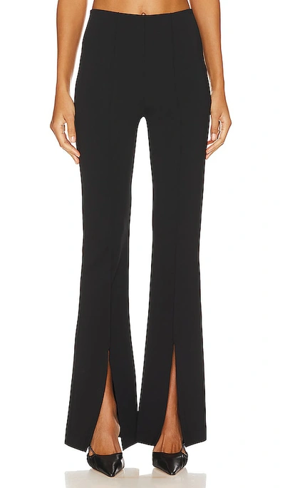 Shop Alice And Olivia Emiko High Waisted Pant In Black