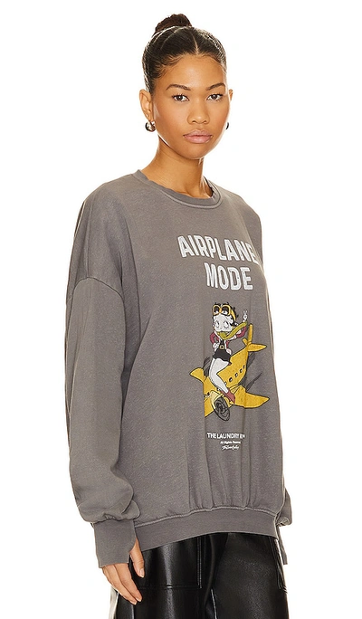 Shop The Laundry Room Betty Airplane Mode Jumper In Gravity Grey