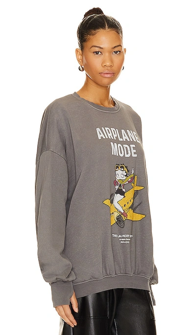 The Laundry Room Betty Airplane Mode Jumper In Gravity Grey
