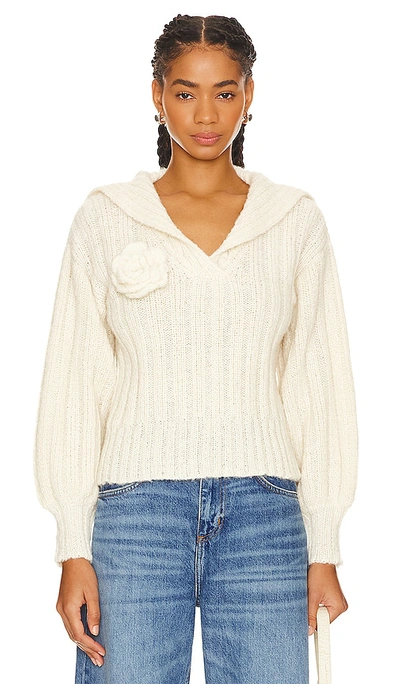 Shop Ayni Sapas Sweater In Ivory