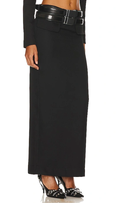 Shop Lado Bokuchava Suit Skirt In Black