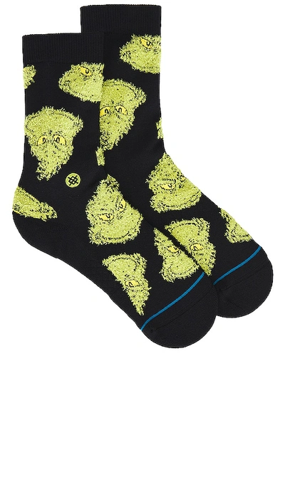 Stance Mean One Crew Sock In Black, Men's At Urban Outfitters In Black