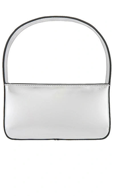 Weworewhat Top Handle Bag In Silver