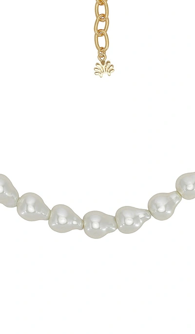Shop Lele Sadoughi Baroque Pearl Collar Necklace