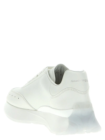 Shop Alexander Mcqueen Sprint Runner Sneakers White