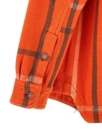 Shop Timberland ® X Samuel Ross Future73 Overshirt Shirt, Blouse Orange