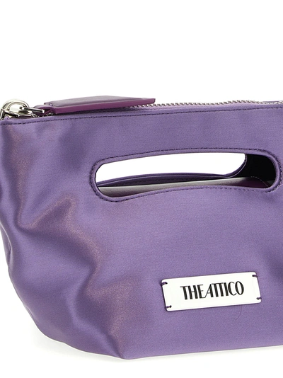 Shop Attico Via Dei Giardini 15 Hand Bags Purple