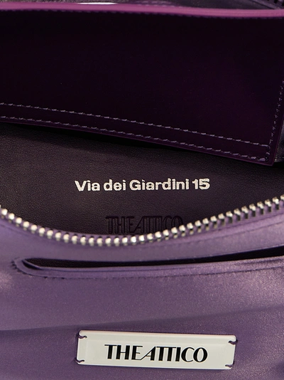 Shop Attico Via Dei Giardini 15 Hand Bags Purple