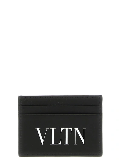 Shop Valentino Vltn Wallets, Card Holders White/black