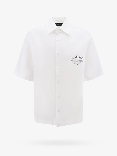 Shop Amiri Man Shirt Man White Shirts