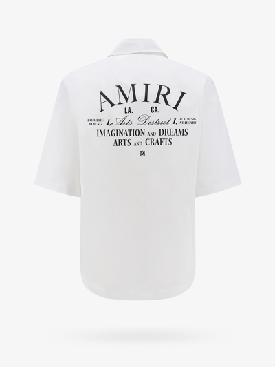 Shop Amiri Man Shirt Man White Shirts