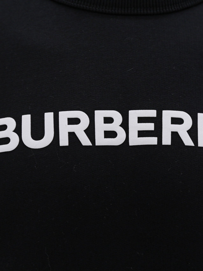 Shop Burberry Man Sweatshirt Man Black Sweatshirts