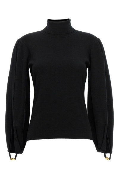 Shop Chloé Women Arms Slit Sweater In Black