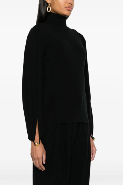 Shop Chloé Women Arms Slit Sweater In Black