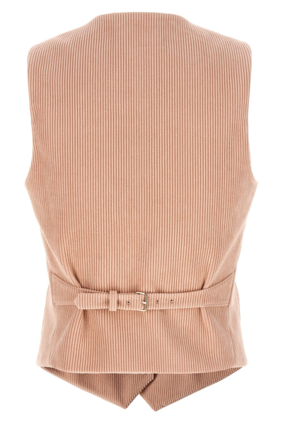 Shop Chloé Women Corduroy Vest In Pink