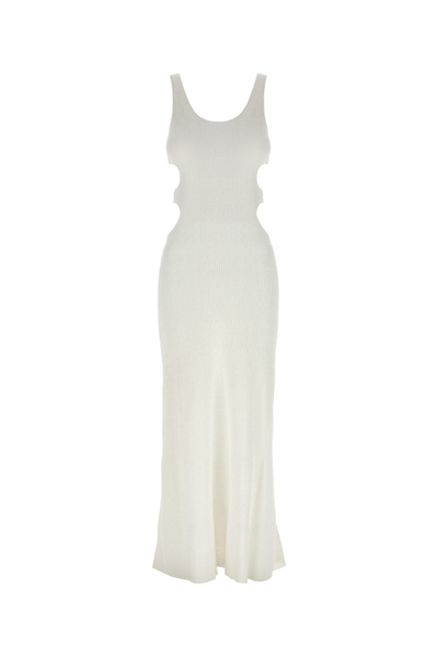 Shop Chloé Women Cut-out Dress In White