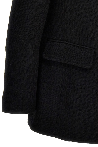 Shop Chloé Women Double-breasted Blazer In Black