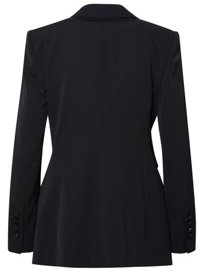 Shop Dolce & Gabbana Woman  Blazer In Black Virgin Wool Blend