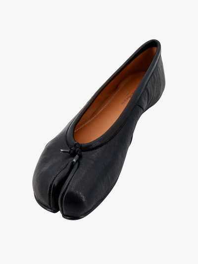 Shop Maison Margiela Woman Tabi Woman Black Ballerinas