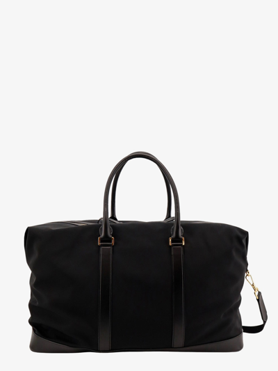 Shop Tom Ford Man Duffle Bag Man Black Travel Bags