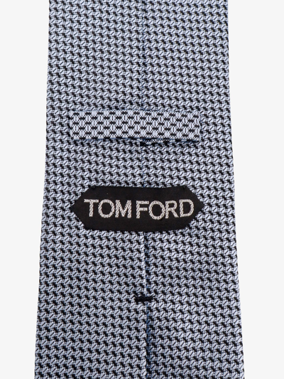 Shop Tom Ford Man Tie Man Blue Bowties E Ties