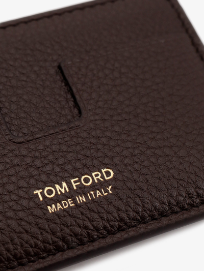 Shop Tom Ford Man Wallet Man Brown Wallets